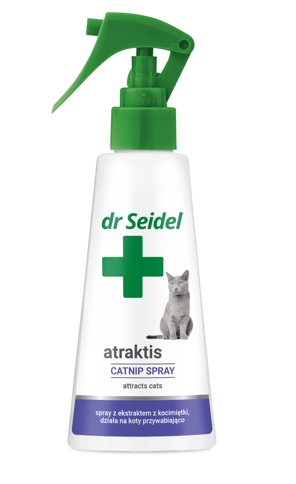 Dr Seidel Atraktis spray z kocimiętką dla kotów 100 ml