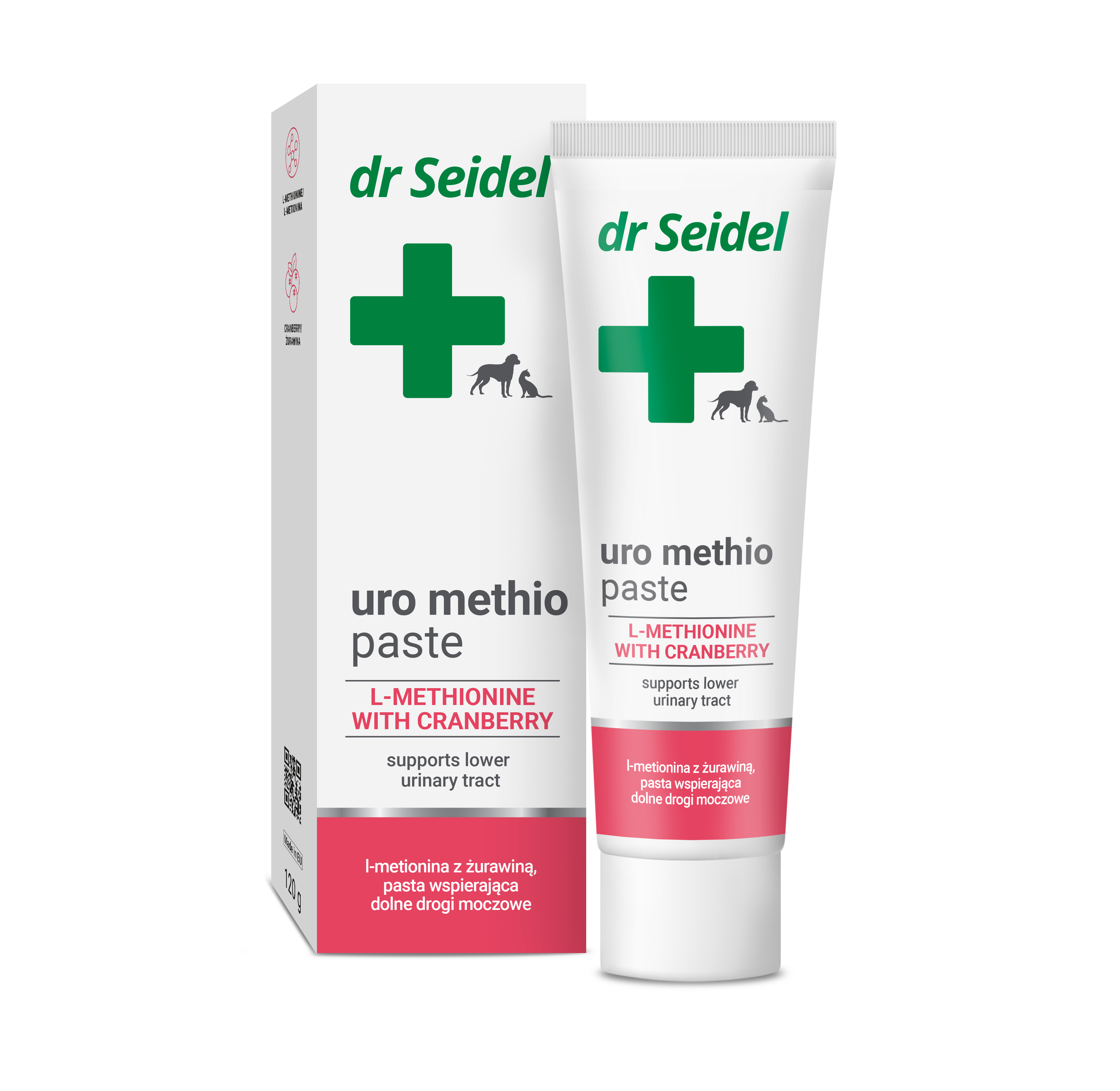 Dr Seidel Uro Methio Paste pasta na drogi moczowe 120 g - opakowanie