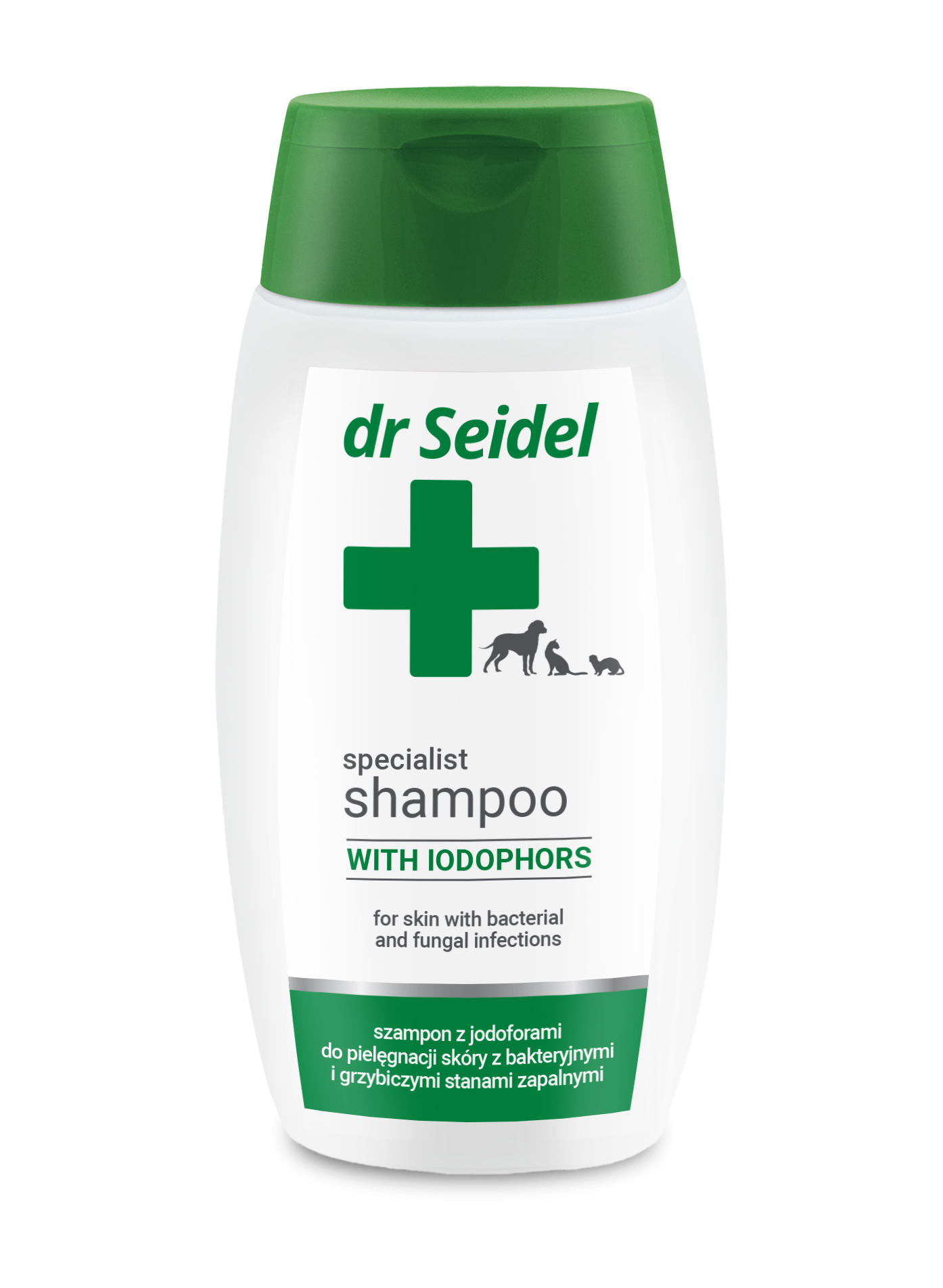Szampon Dr Seidel jodoforowy 220 ml dla psów i kotów