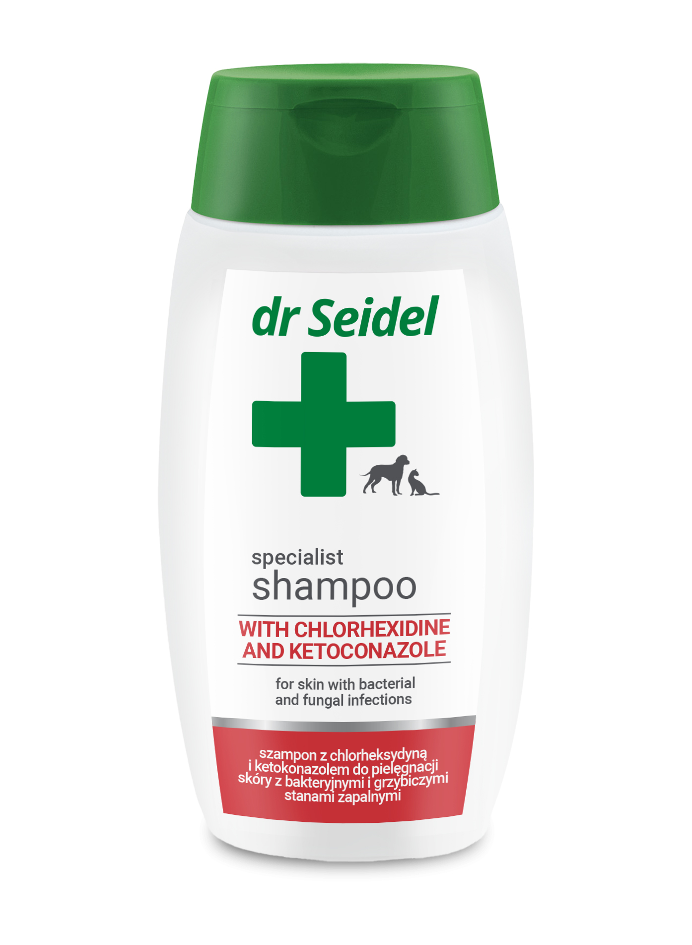Szampon Dr Seidel z chlorheksydyną i ketokonazolem 220 ml